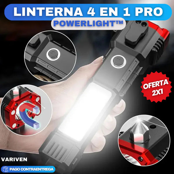 POWERLIGHT™ I LINTERNA 4 EN 1 PRO