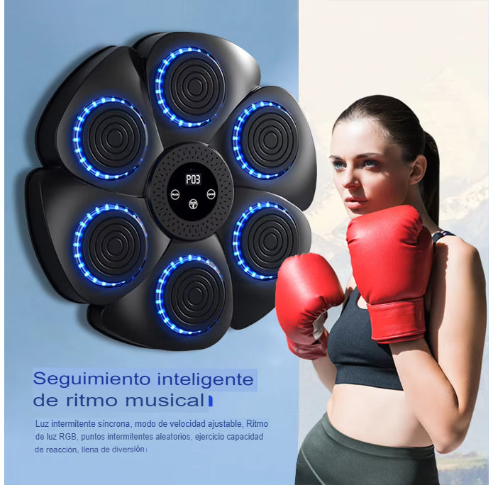 BOXFIT© - MÁQUINA DE BOXEO MUSICAL - ¡OFERTA SOLO HOY!